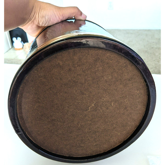 Elegant Gold and Brown Ice Bucket - Picture 5 of 5